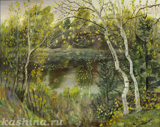 Mysterious Autumn, painting by Evgeniya Kashina